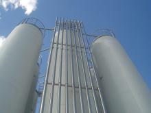 Fibreglass GFK GRP silo