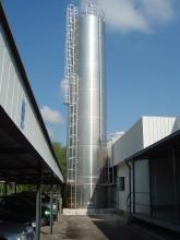 Silos in aluminum alloy