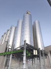 aluminum aluminium alluminio silo silos storage stoccaggio stockage 